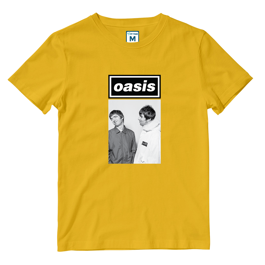 Cotton Shirt: Oasis Monochrome Photo
