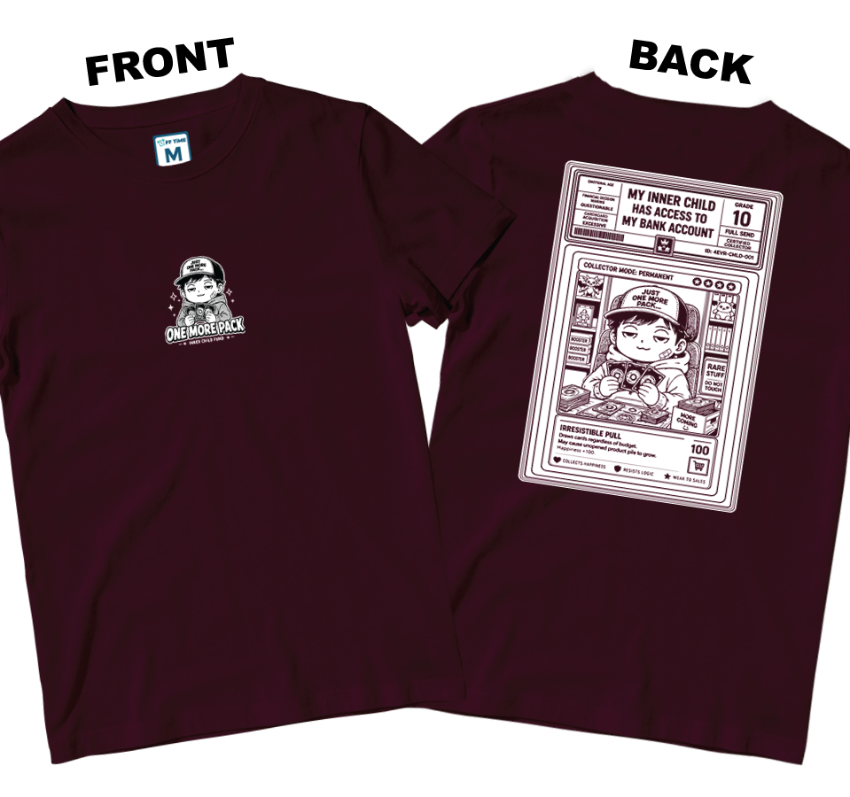 Cotton Shirt: One More Pack  (Front and Back)