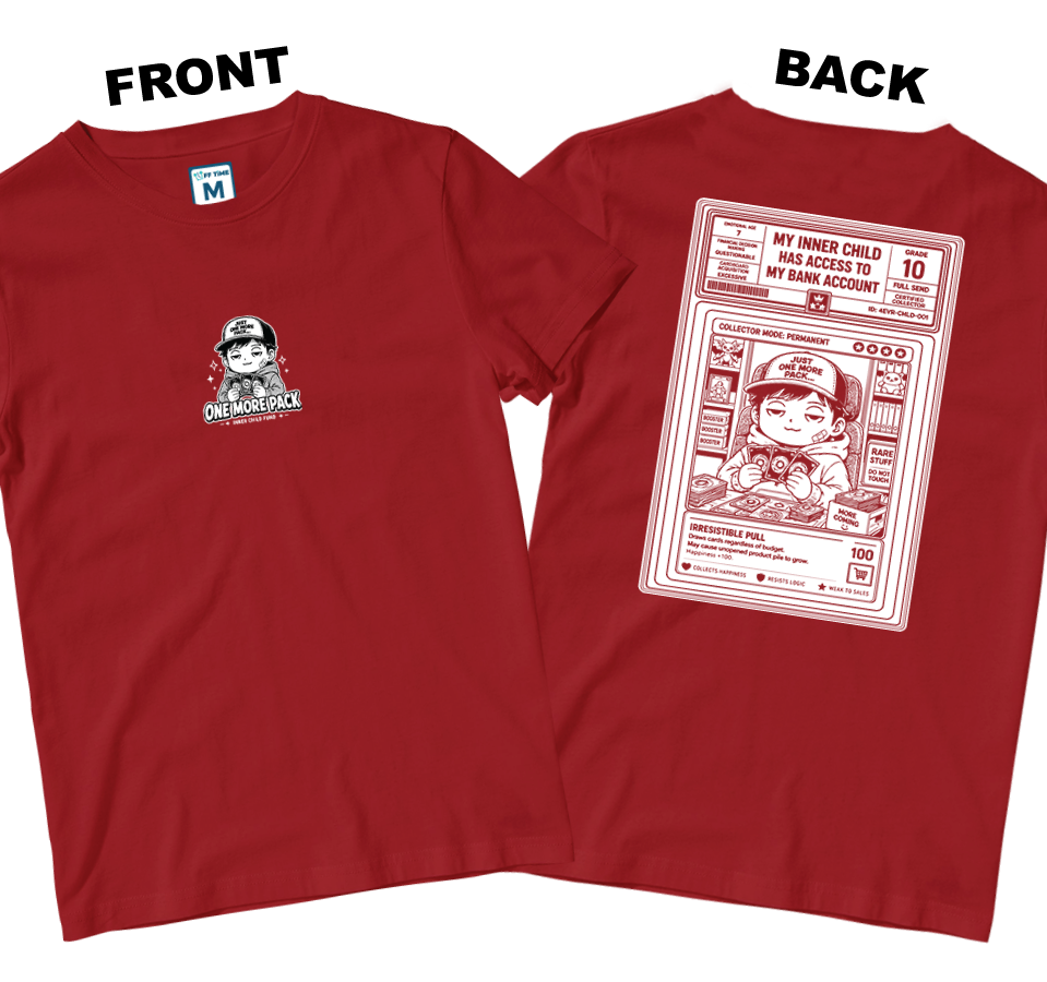 Cotton Shirt: One More Pack  (Front and Back)