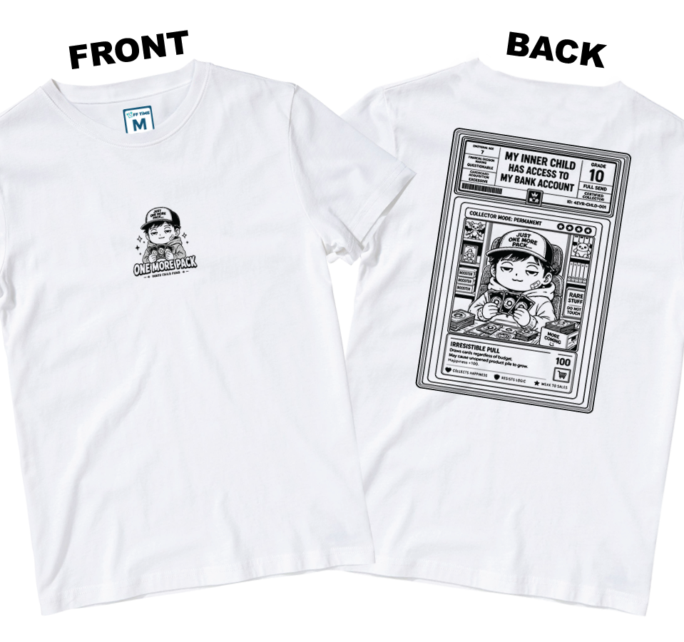 Cotton Shirt: One More Pack  (Front and Back)