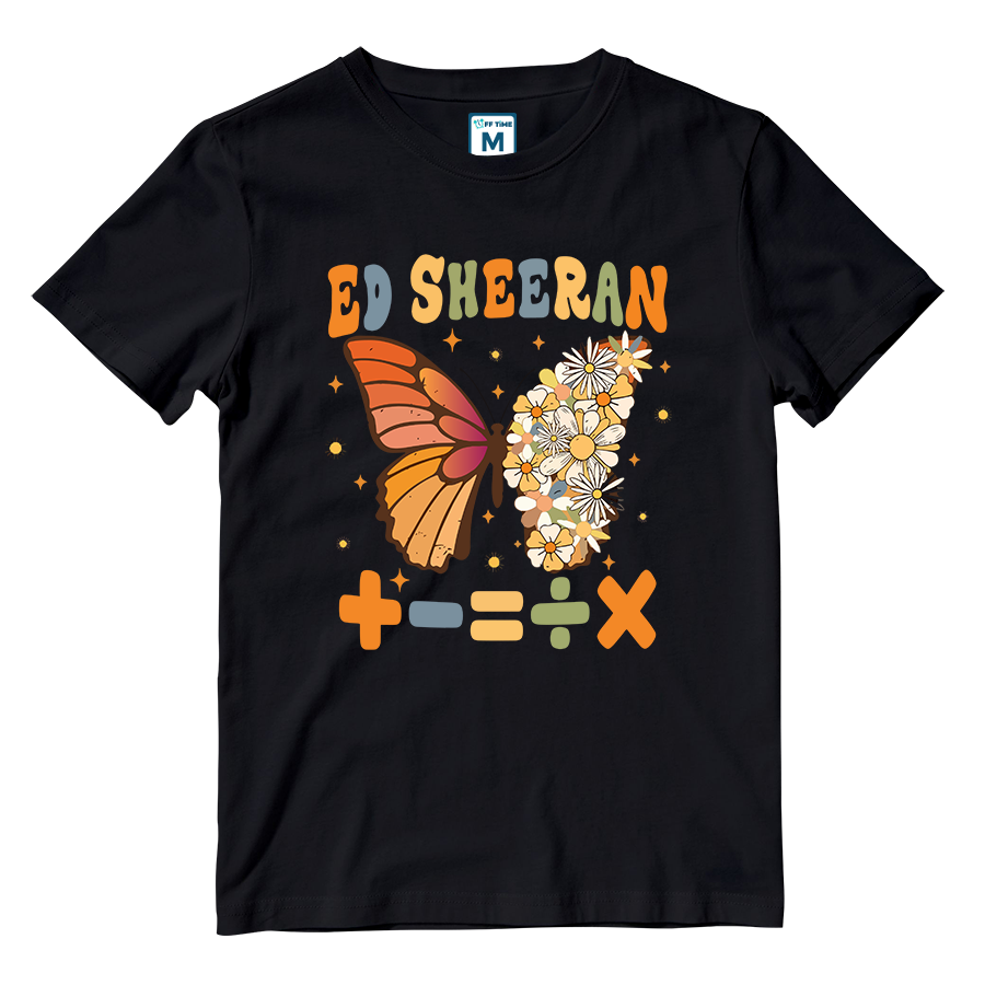 Cotton Shirt: Orange Butterfly