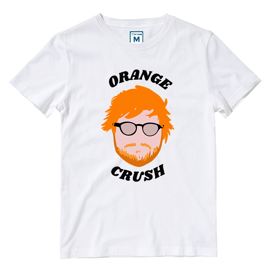 Cotton Shirt: Orange Crush