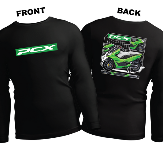 Long Sleeve Drifit Shirt: PCX (Front and Back)