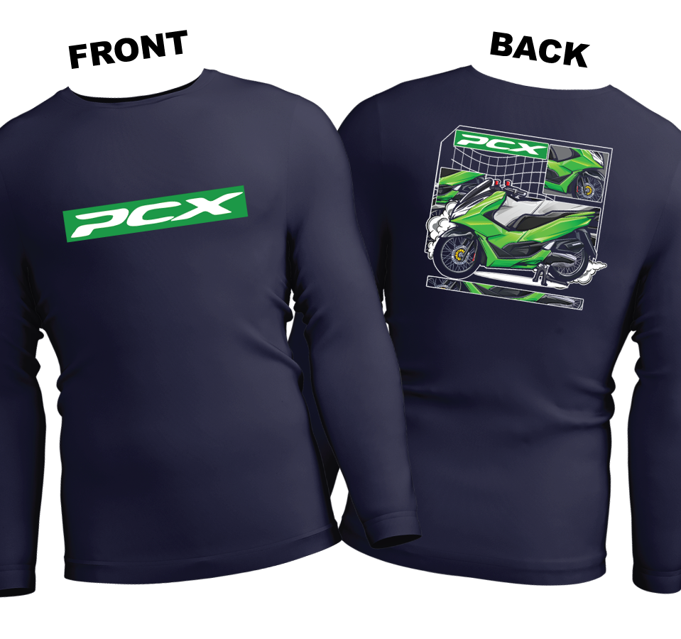 Long Sleeve Drifit Shirt: PCX (Front and Back)