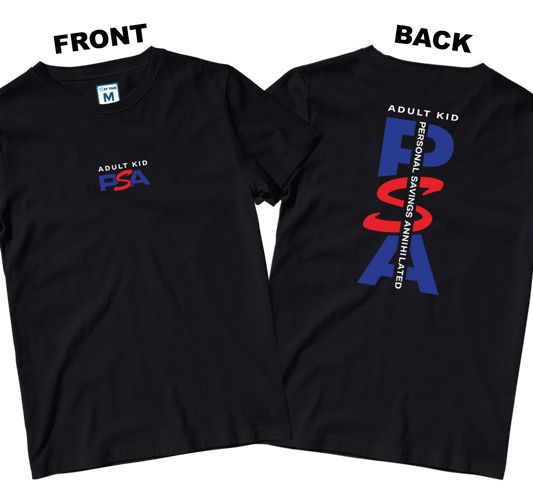 Cotton Shirt: PSA (Front and Back)