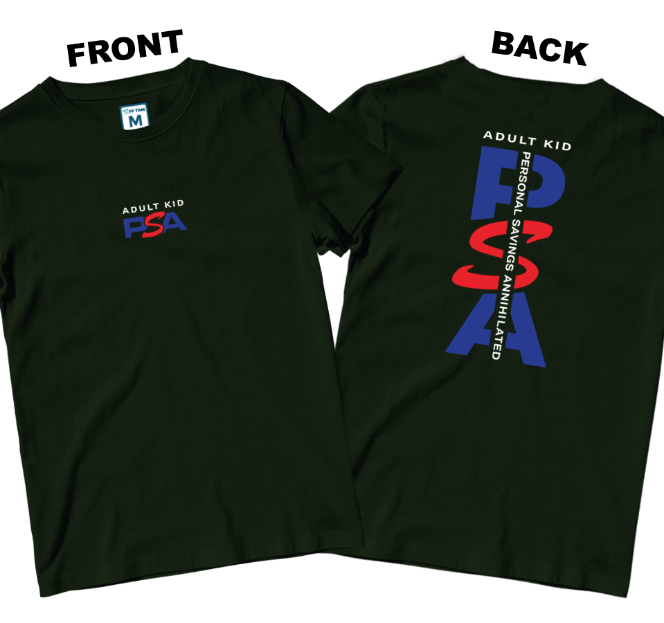 Cotton Shirt: PSA (Front and Back)