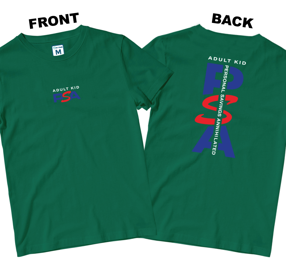 Cotton Shirt: PSA (Front and Back)