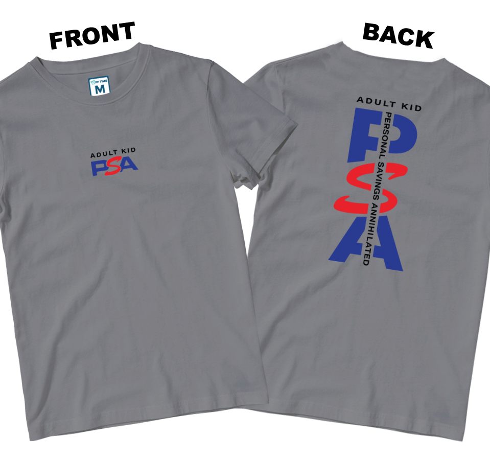 Cotton Shirt: PSA (Front and Back)