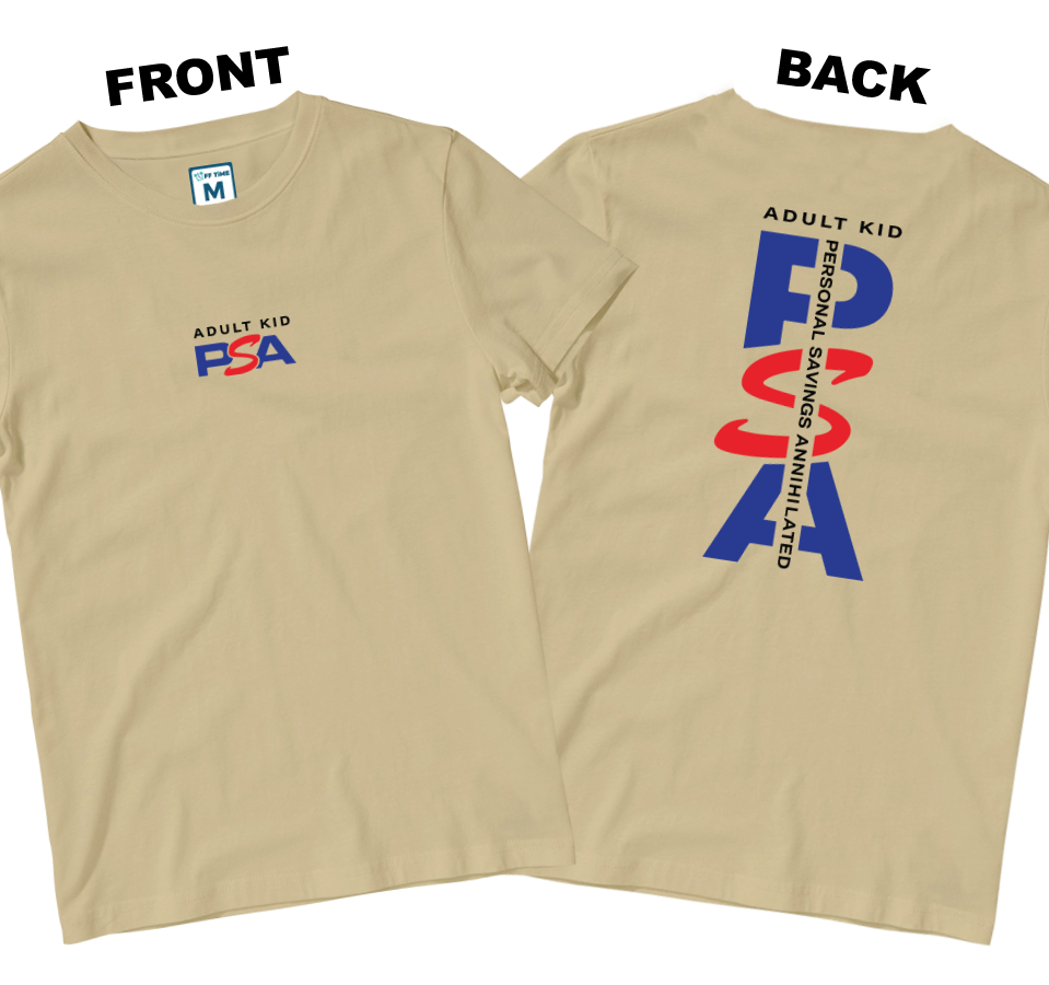 Cotton Shirt: PSA (Front and Back)