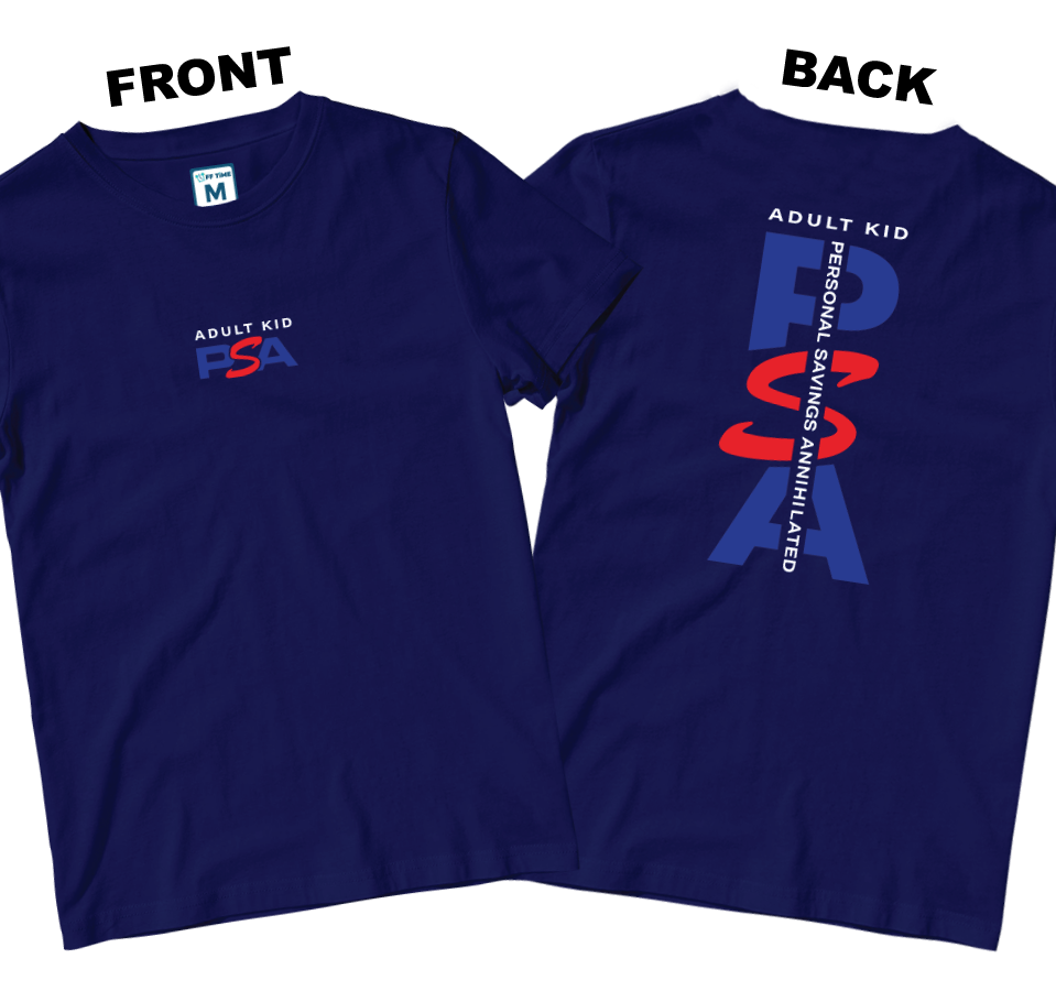 Cotton Shirt: PSA (Front and Back)