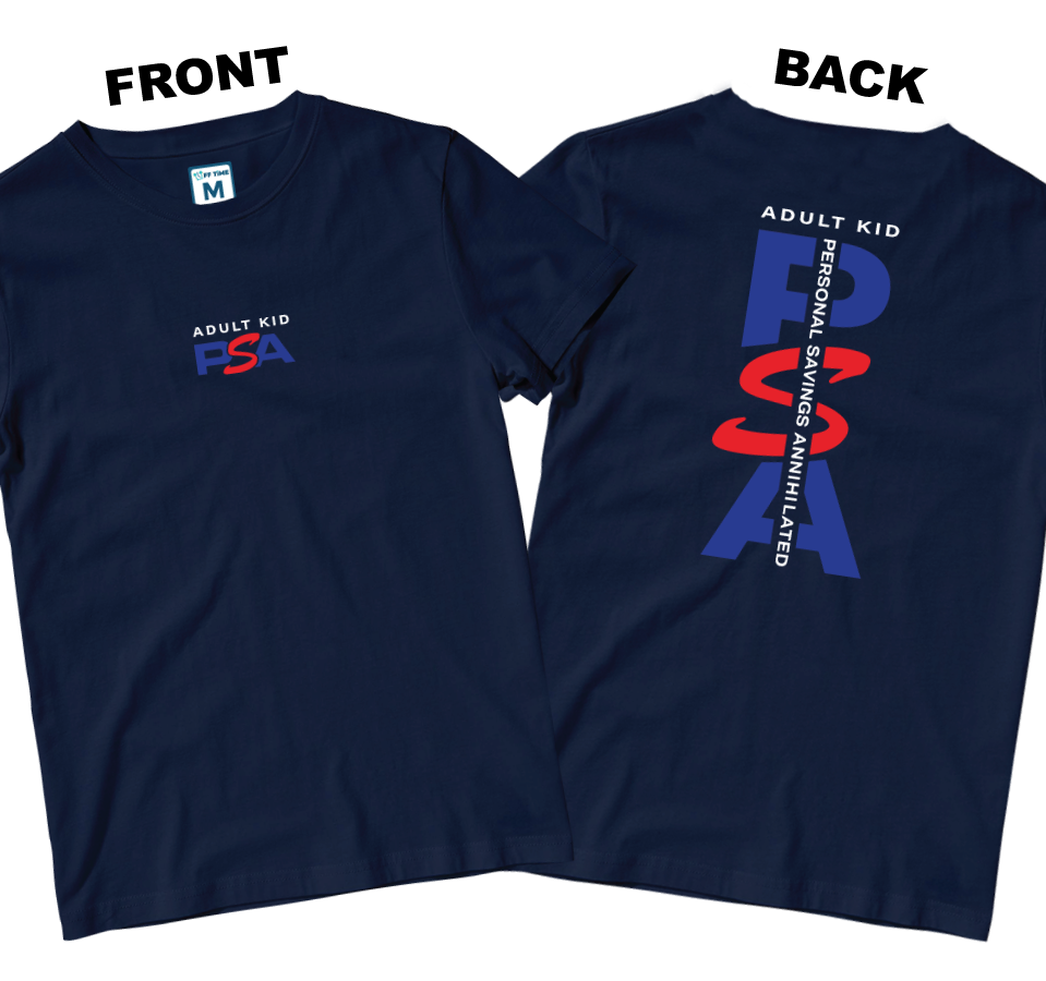 Cotton Shirt: PSA (Front and Back)