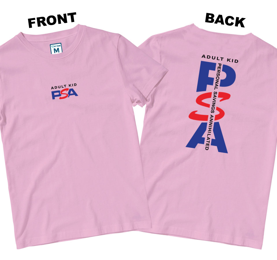 Cotton Shirt: PSA (Front and Back)