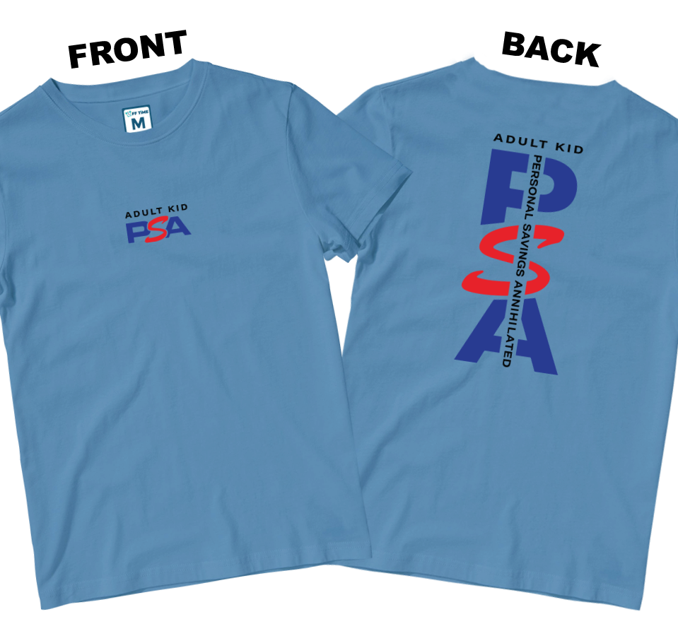 Cotton Shirt: PSA (Front and Back)