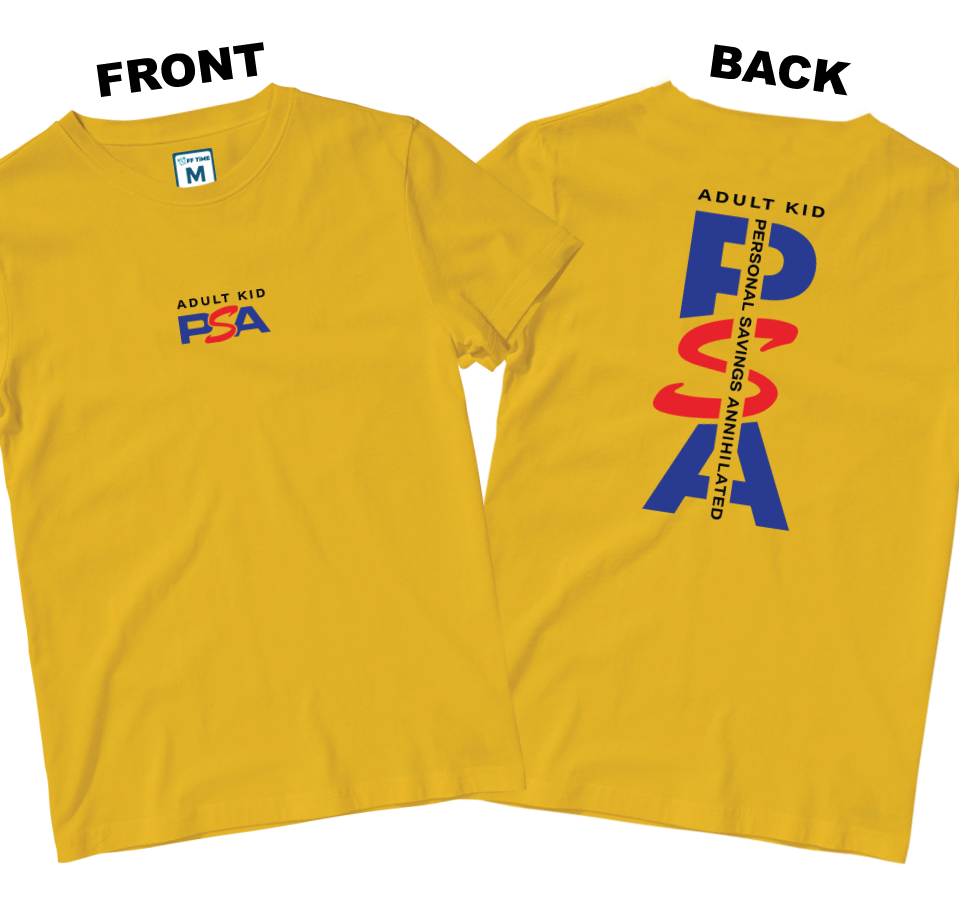 Cotton Shirt: PSA (Front and Back)