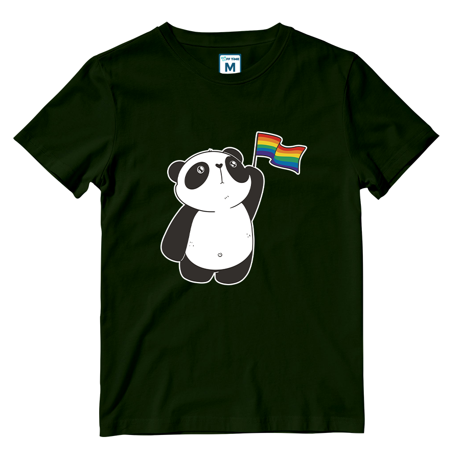 Cotton Shirt: Panda Pride