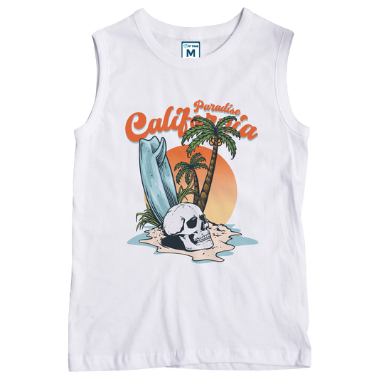 Sleeveless Drifit Shirt: Paradise California