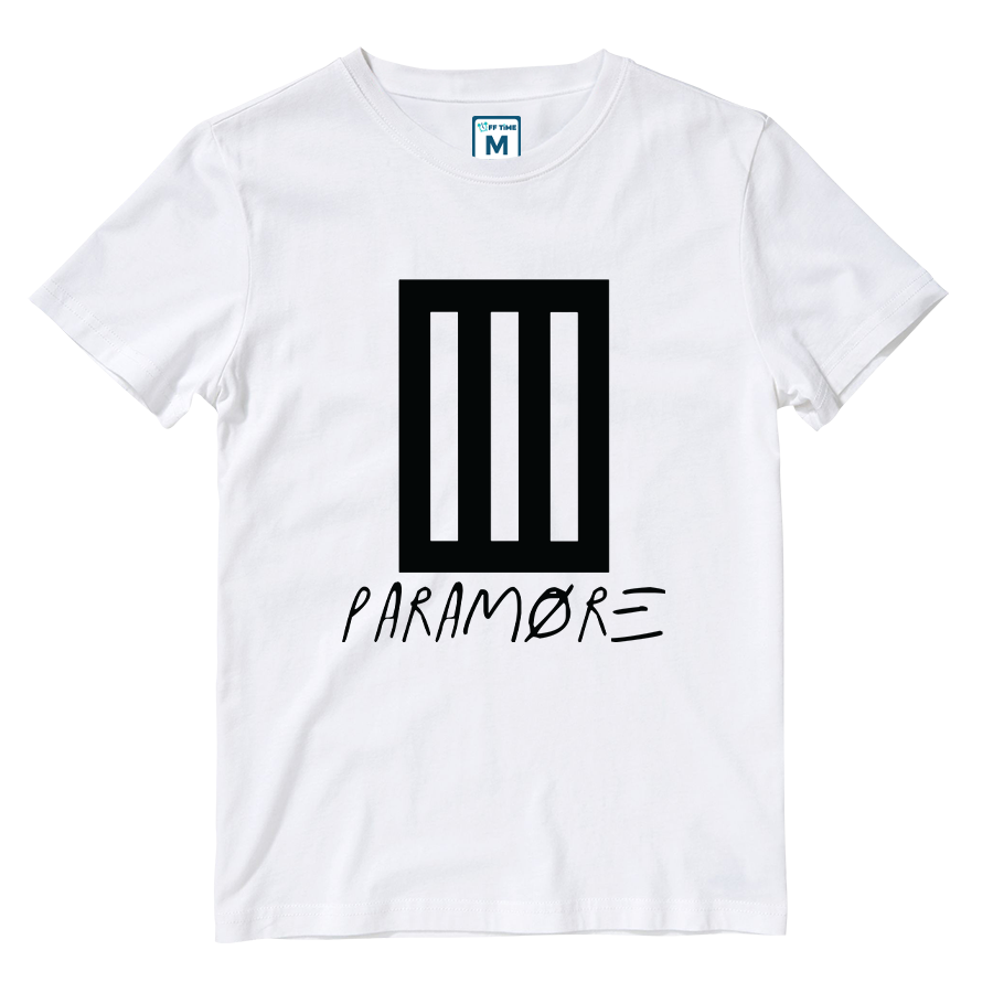Cotton Shirt: Paramore Band Logo