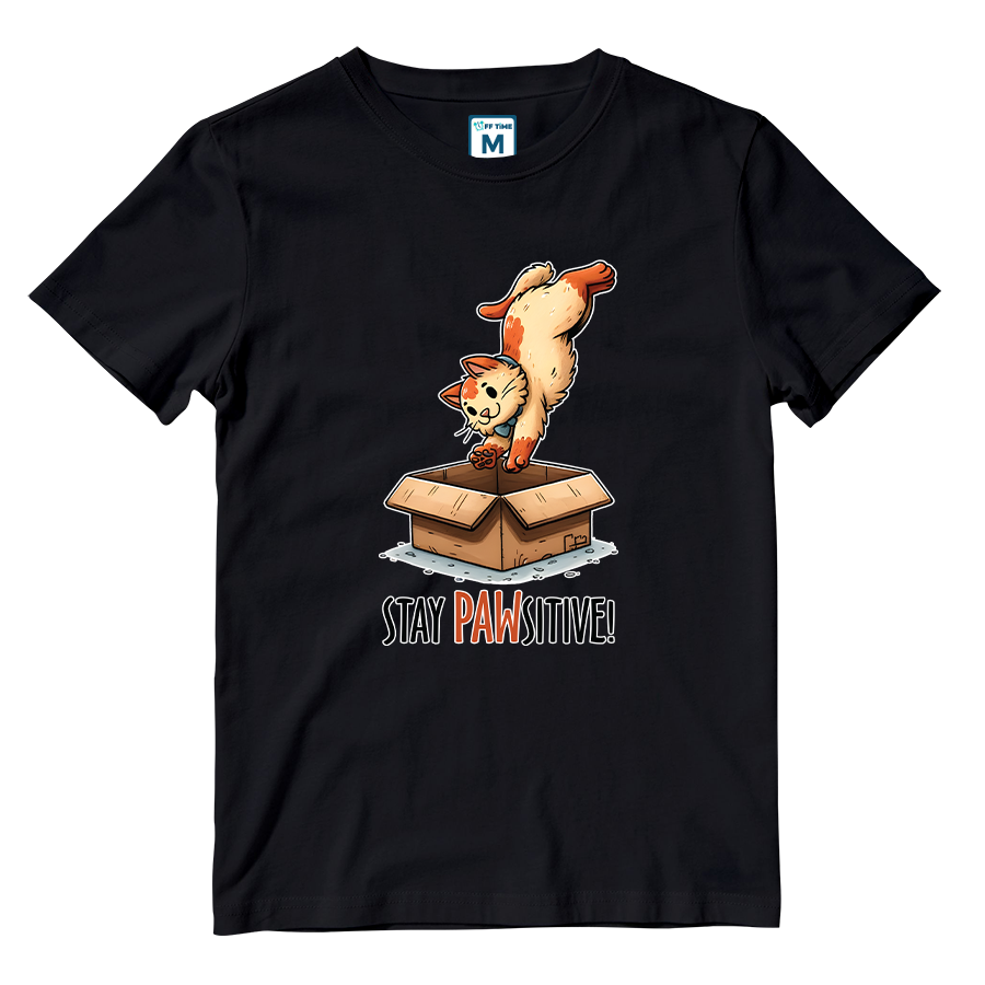 Cotton Shirt: Pawsitive