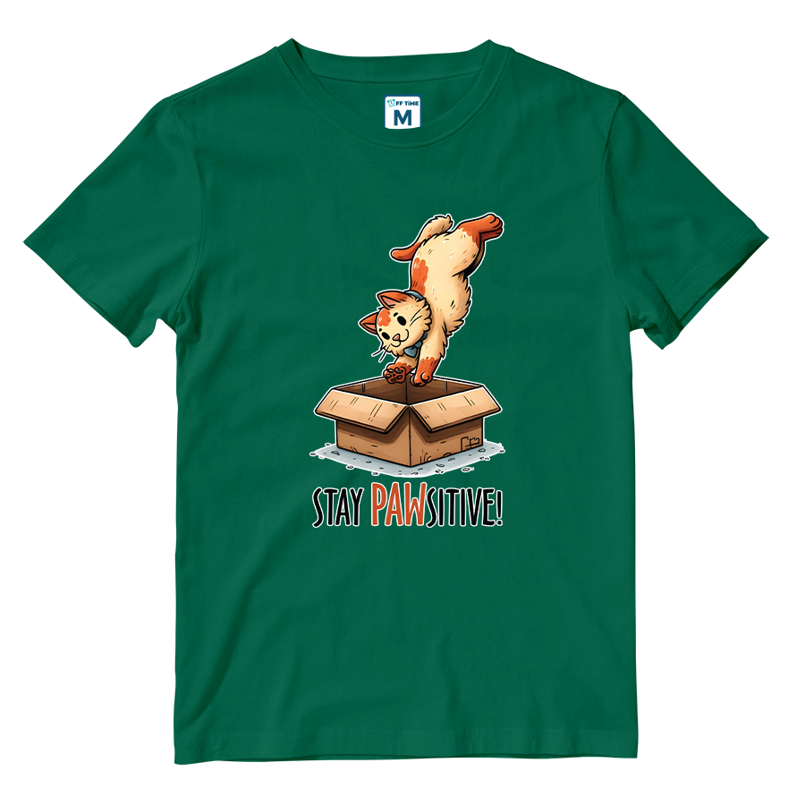 Cotton Shirt: Pawsitive