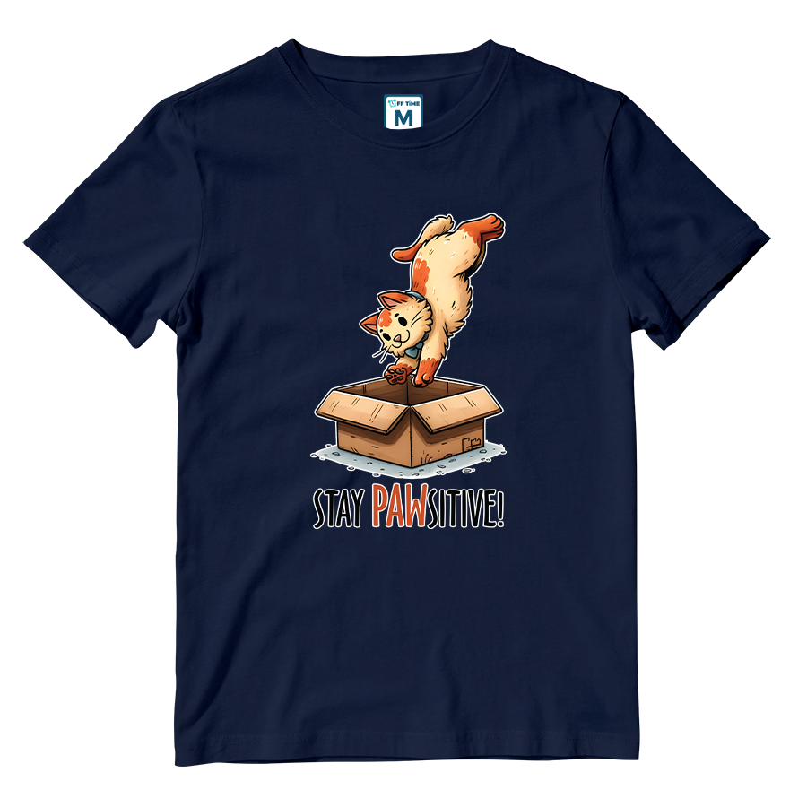 Cotton Shirt: Pawsitive