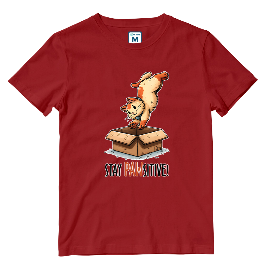 Cotton Shirt: Pawsitive