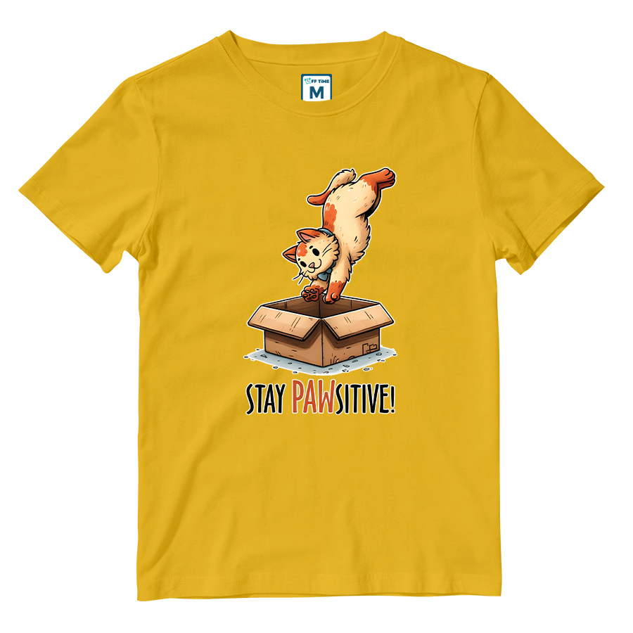 Cotton Shirt: Pawsitive