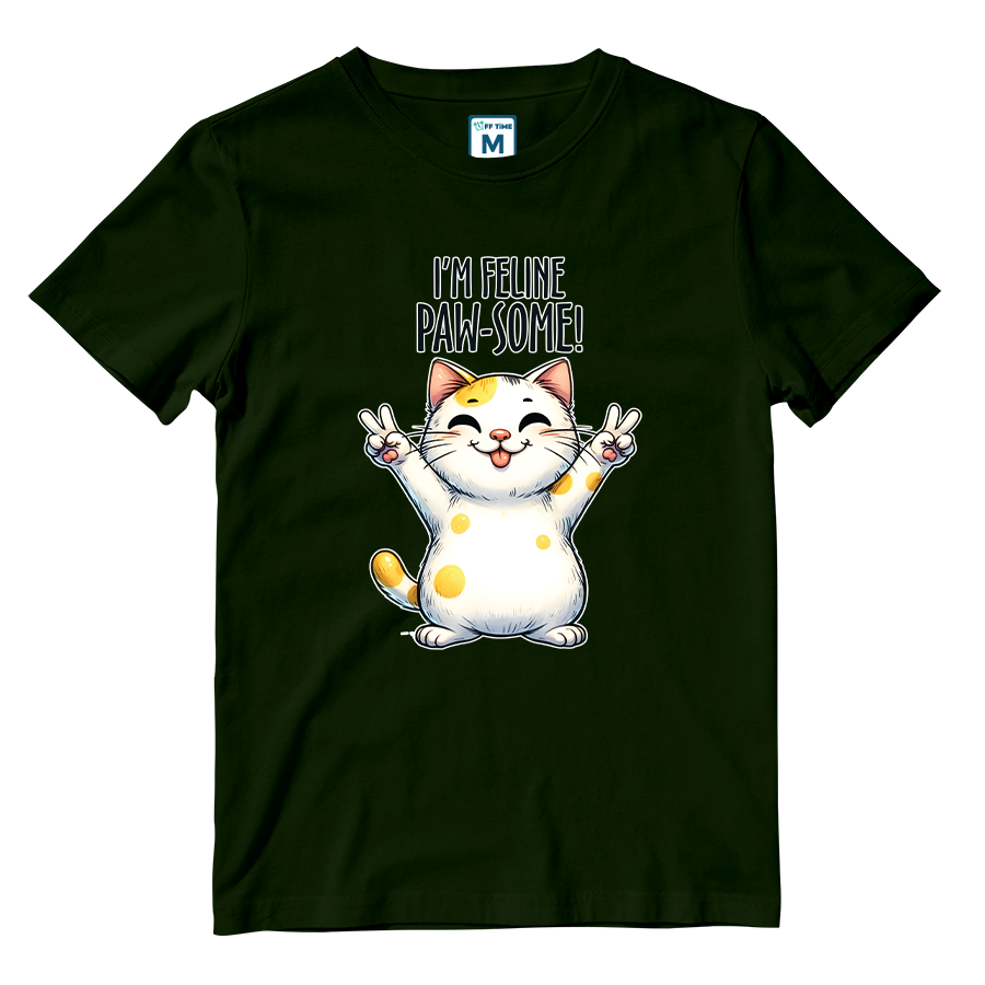 Cotton Shirt: Pawsome