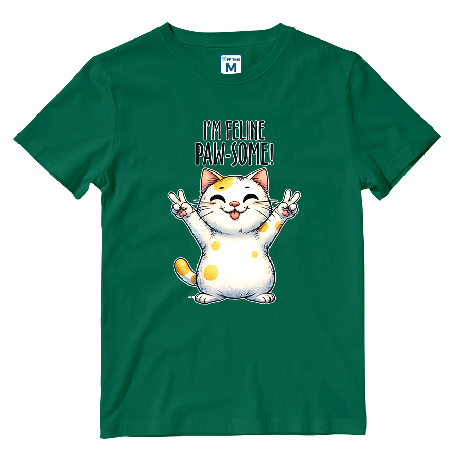 Cotton Shirt: Pawsome