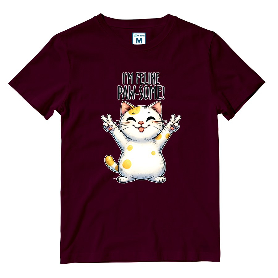 Cotton Shirt: Pawsome