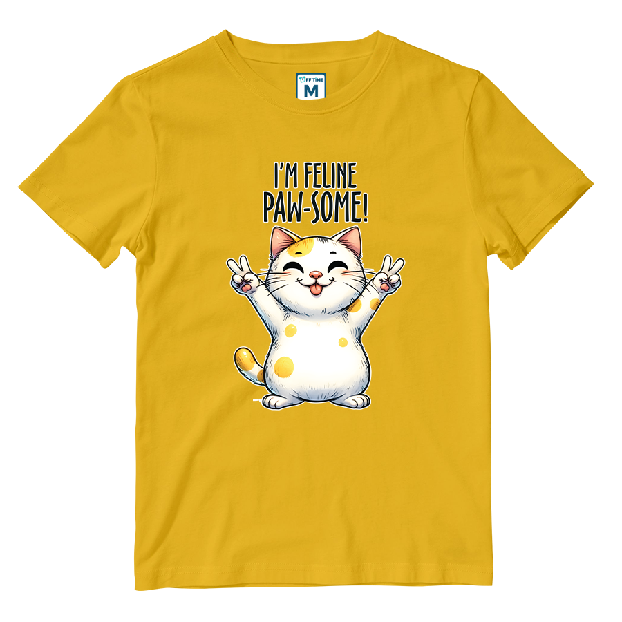 Cotton Shirt: Pawsome