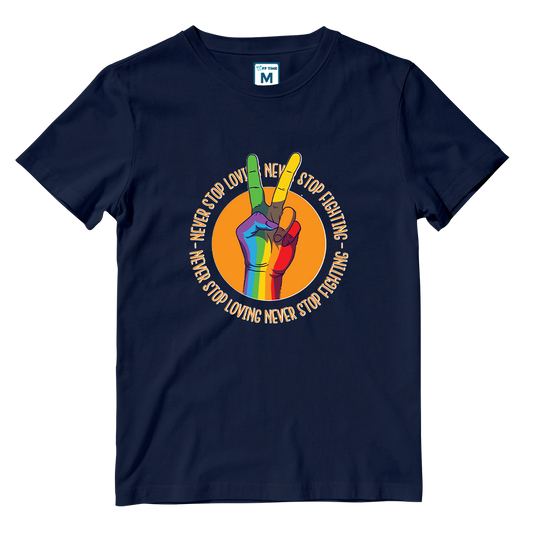 Cotton Shirt: Peace Sign