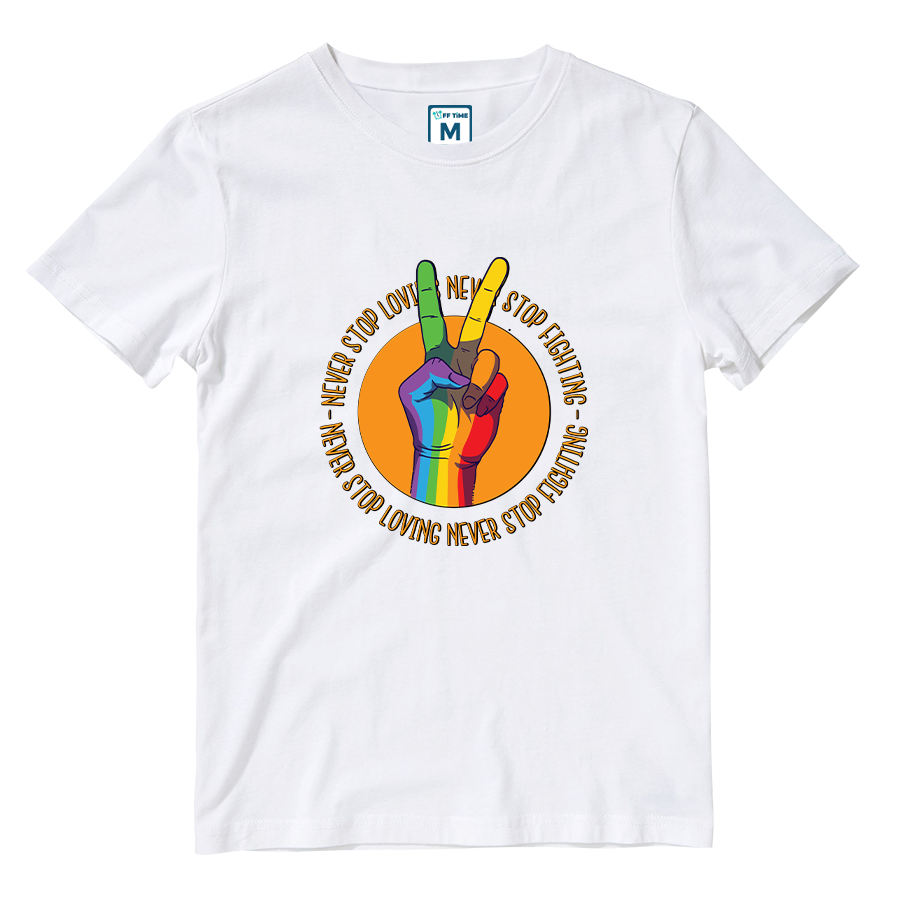 Cotton Shirt: Peace Sign
