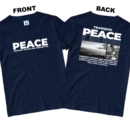 Cotton Shirt: Peace (Front and Back)