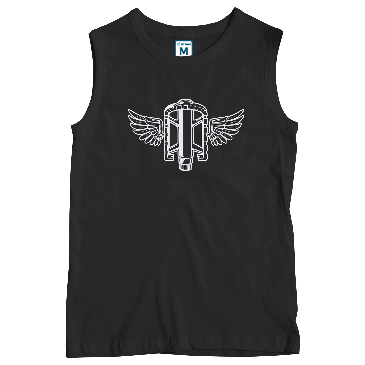 Sleeveless Drifit Shirt: Pedal Wing
