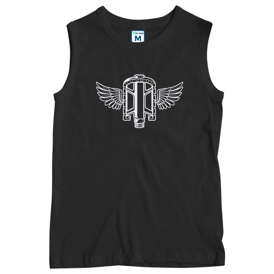 Sleeveless Drifit Shirt: Pedal Wing