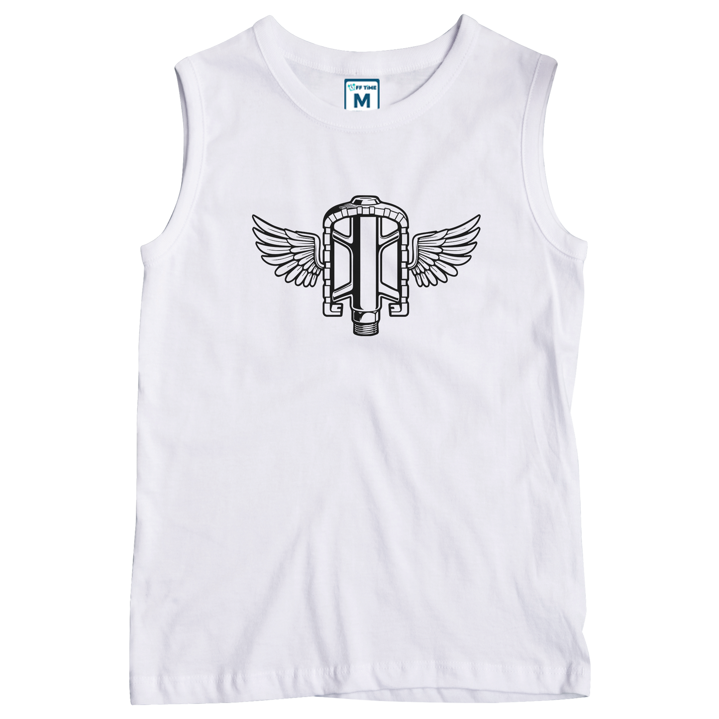 Sleeveless Drifit Shirt: Pedal Wing