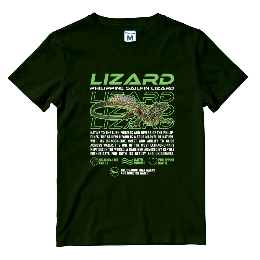 Cotton Shirt: Philippine Sailfin Lizard