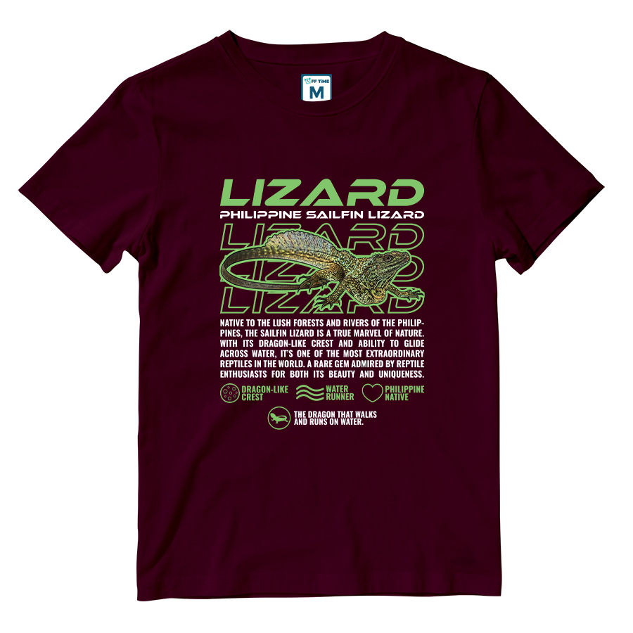 Cotton Shirt: Philippine Sailfin Lizard