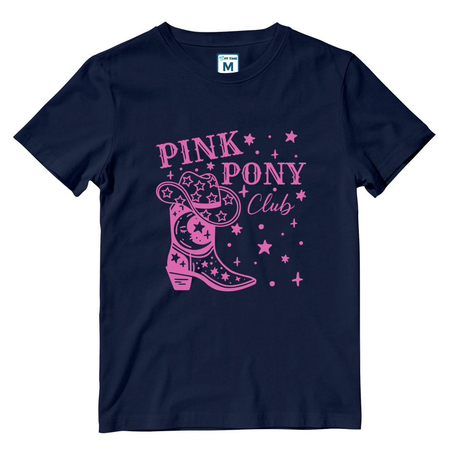 Cotton Shirt: Pink Pony Club Boots