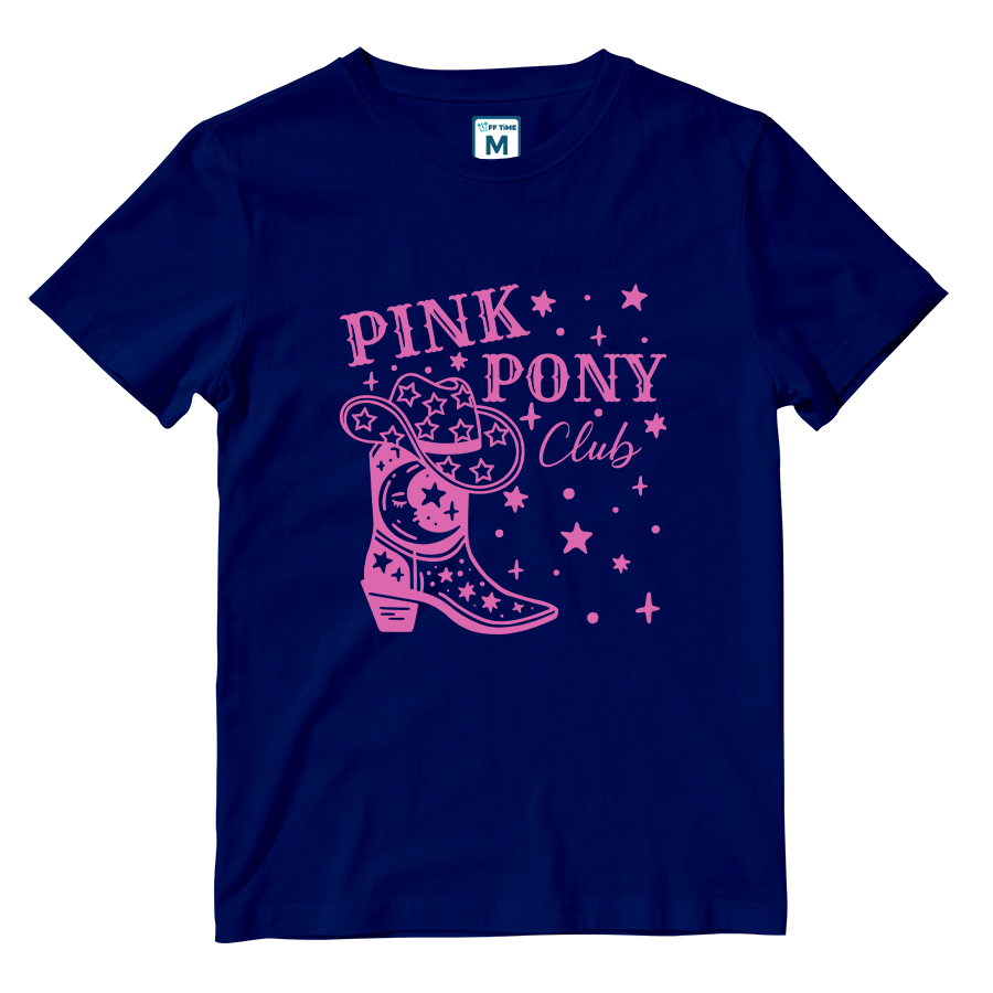 Cotton Shirt: Pink Pony Club Boots