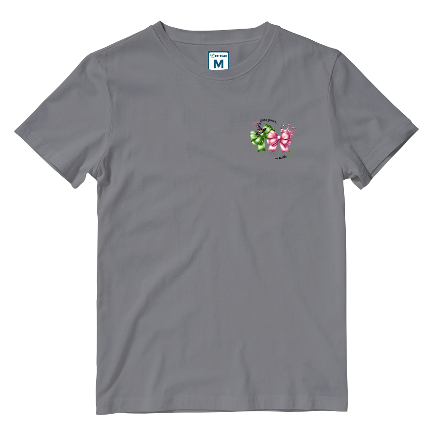 Cotton Shirt: Pink goes good... with Green