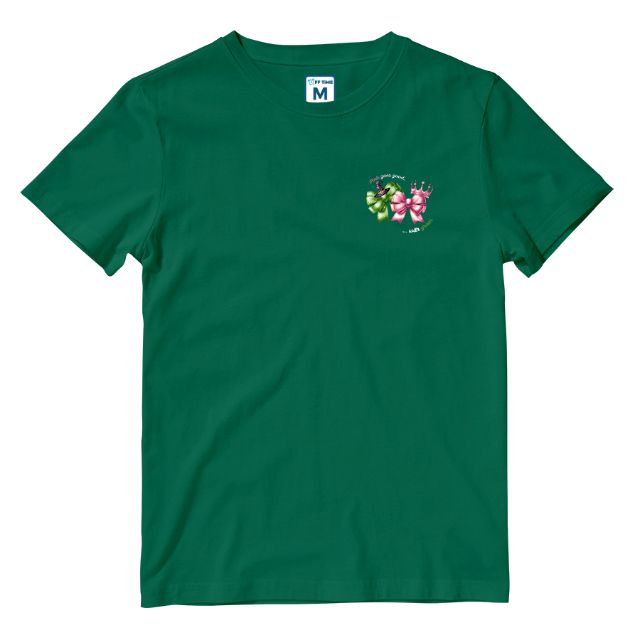 Cotton Shirt: Pink goes good... with Green