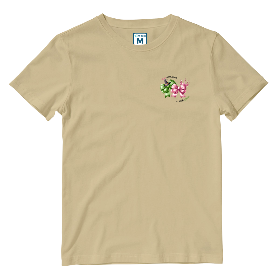 Cotton Shirt: Pink goes good... with Green