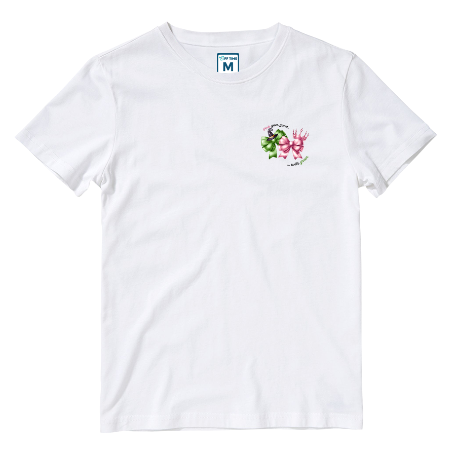 Cotton Shirt: Pink goes good... with Green