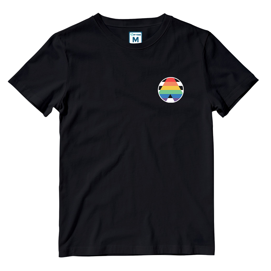 Cotton Shirt: Pride Badge