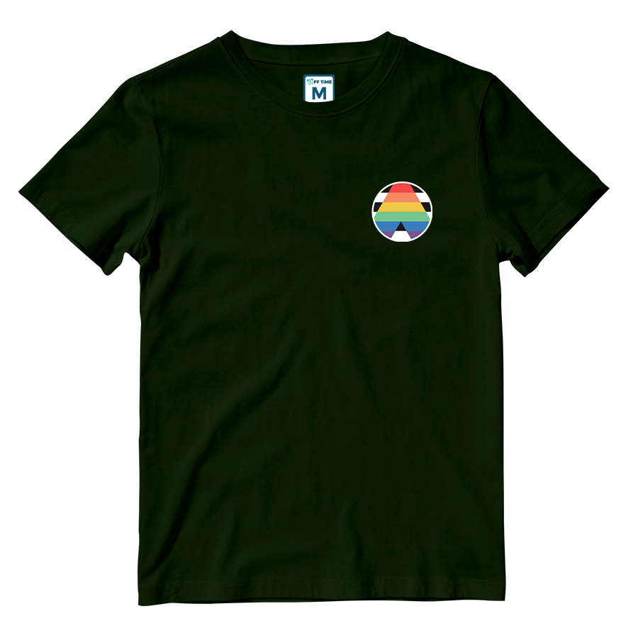 Cotton Shirt: Pride Badge