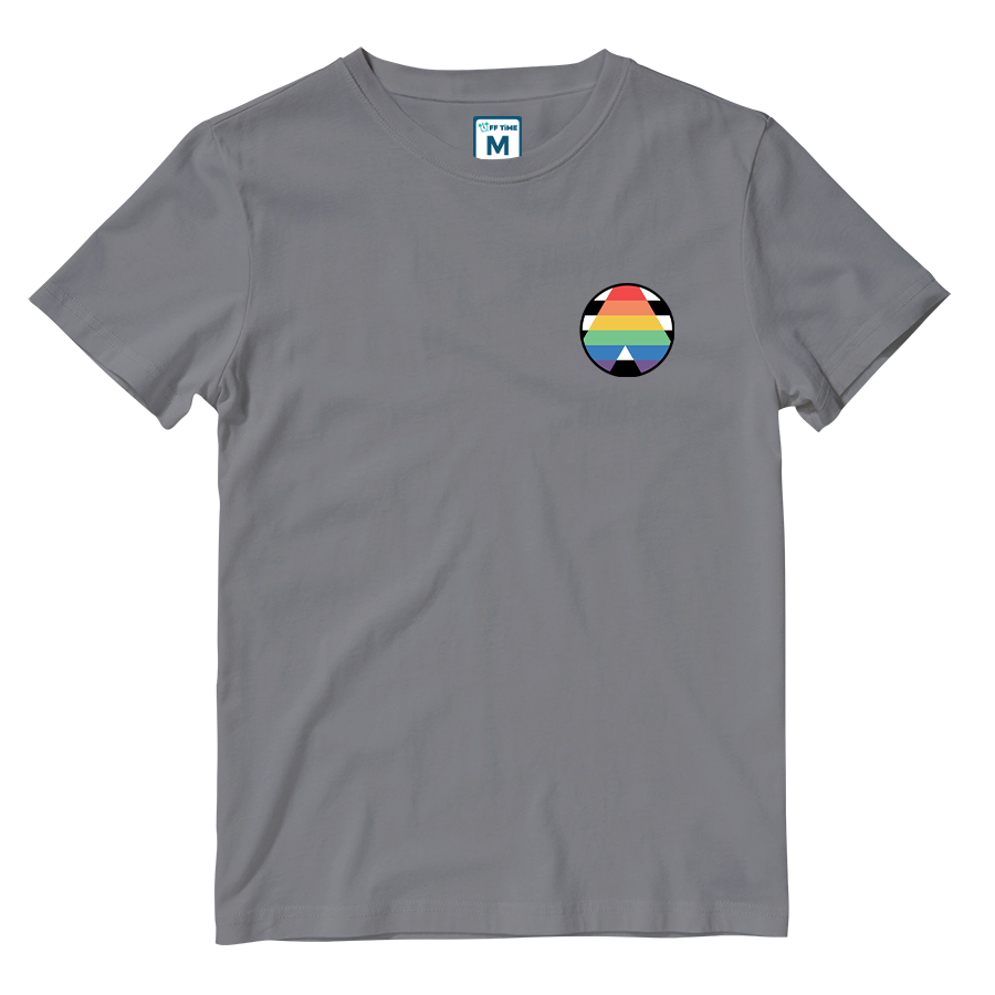 Cotton Shirt: Pride Badge