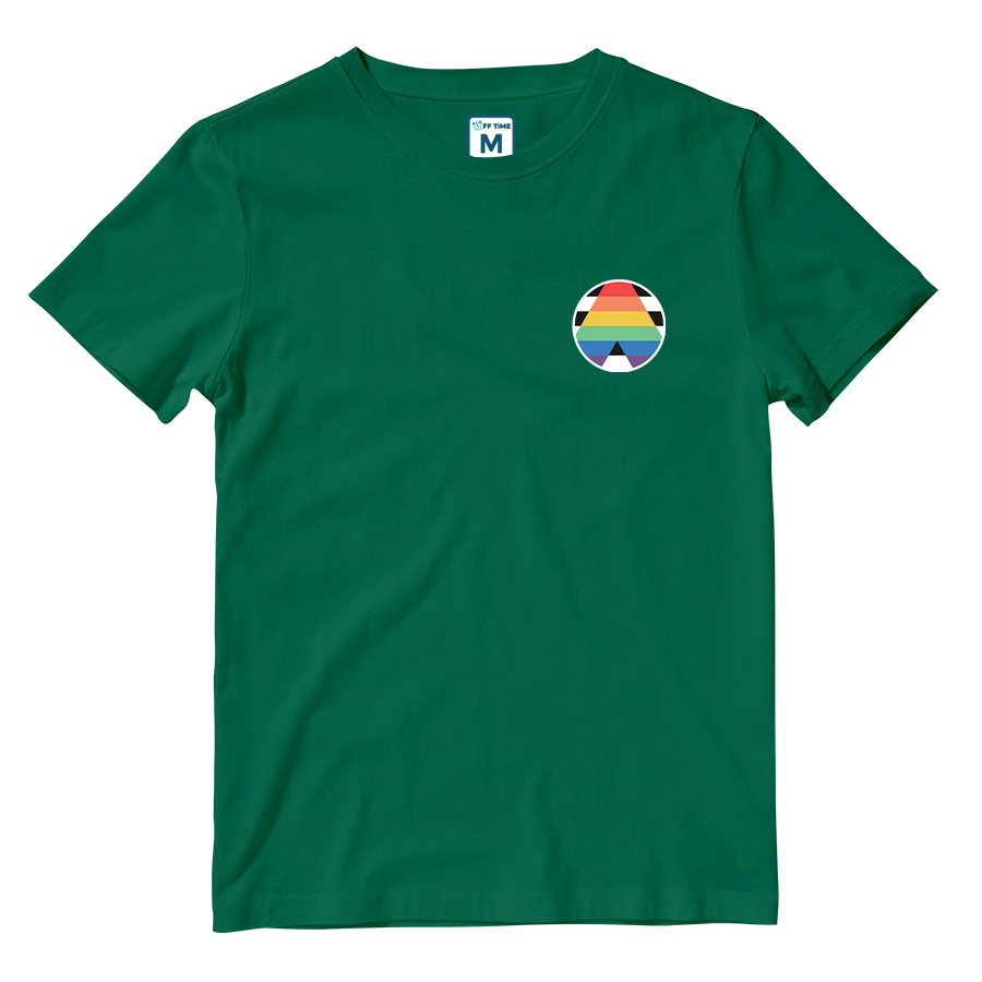 Cotton Shirt: Pride Badge