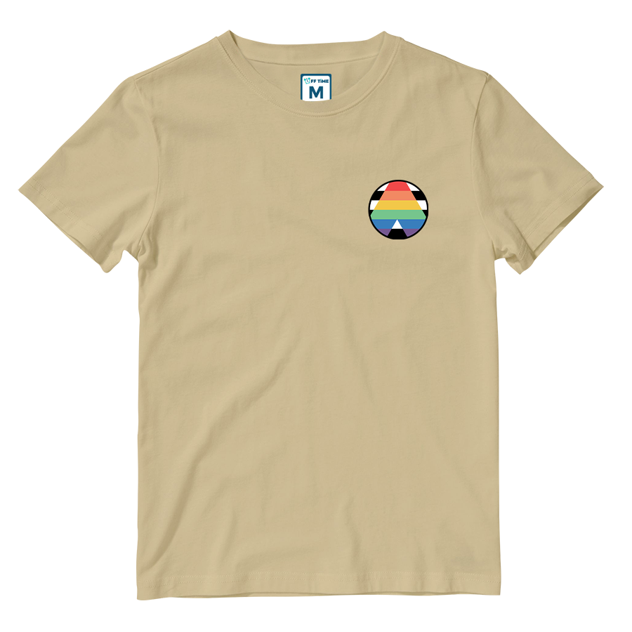 Cotton Shirt: Pride Badge
