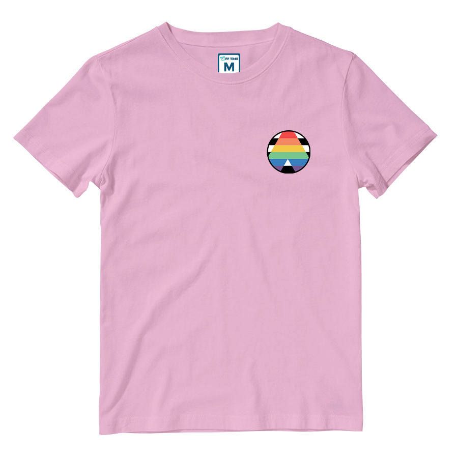 Cotton Shirt: Pride Badge